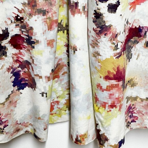 Anthropologie Hunter Bell Kukka Sleeveless Keyhole Tea Dress Sz 0 - Picture 8 of 9